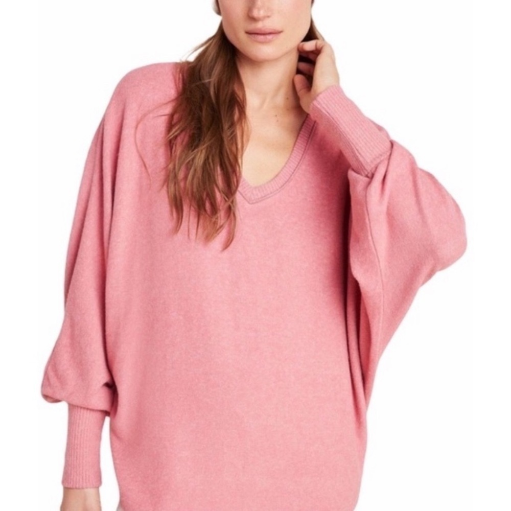 Saturday Sunday by Anthropologie Rhea V neck Hacci butterry soft sweater xsmall